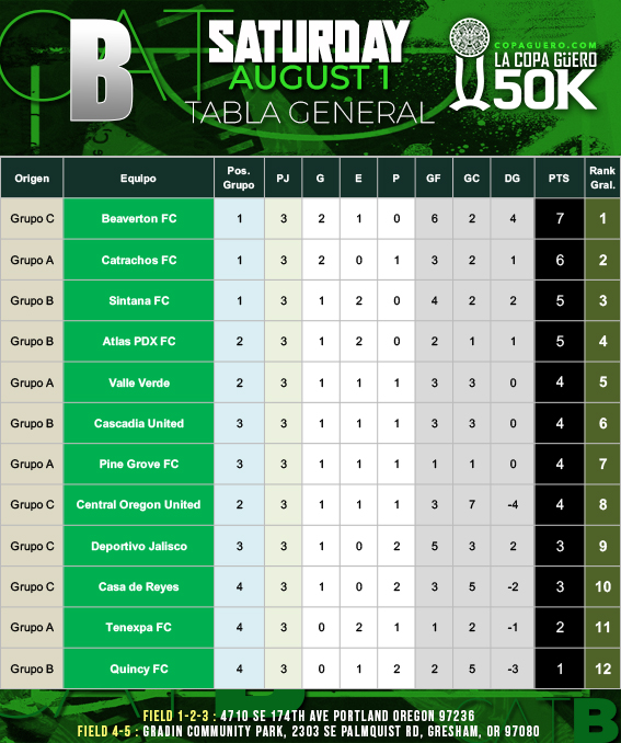 Liguilla Domingo